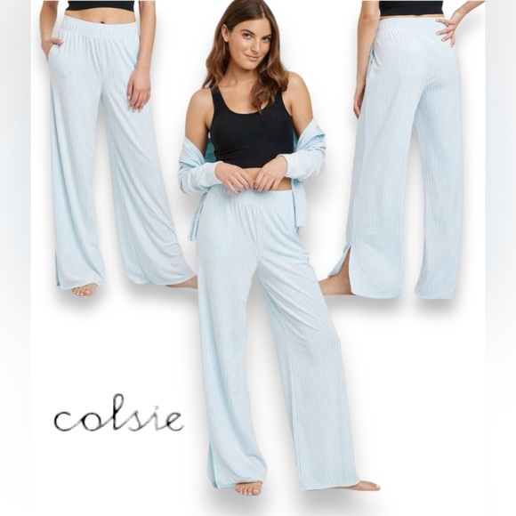 Colsie Pants - 130. XS NWT Colsie
Women's Velvet Lounge Pajama Pants with Slit